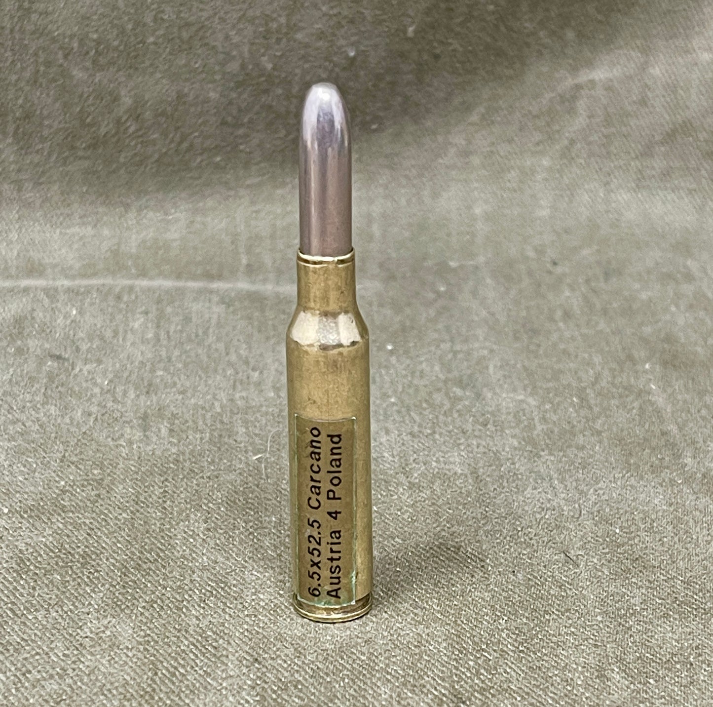 Inert WWII 6.5×52mm Carcano Rounds – 1936 Hirtenberger (Austria) * Headstamp