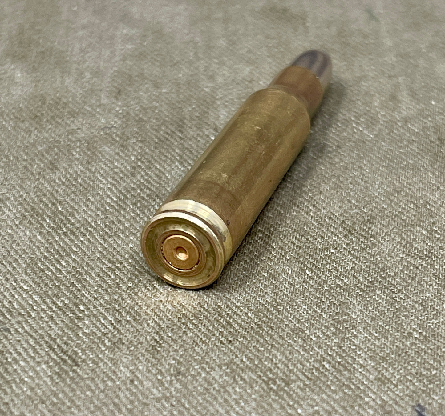 Original Inert .308 Winchester Round – Nickel Soft-Nose Bullet