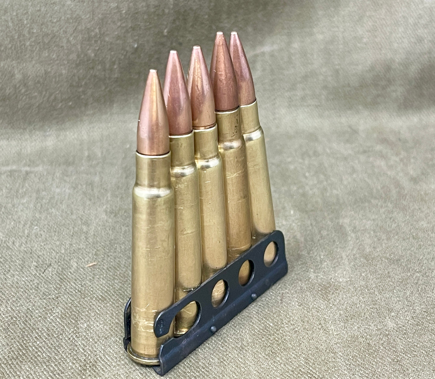 5 × Inert .303 British Tracer Rounds – 1942 DC (Dominion Cartridge Company)