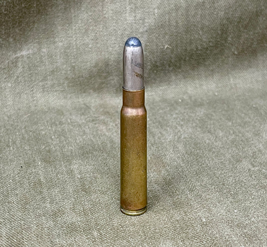 Inert 7×57mm DWM Cartridge – “K K 528” Headstamp, Nickel Soft-Point (1955)