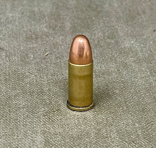 Original INERT .380 Webley Round — A76 R1, M1 (South African) Brass Cartridge
