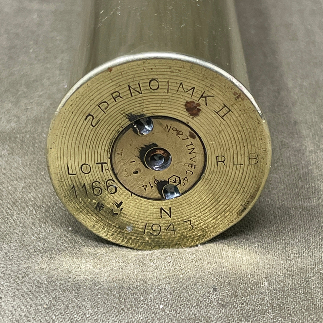 WW2 British 2-Pounder 2Pdr Anti-Tank Gun Cartridge Case