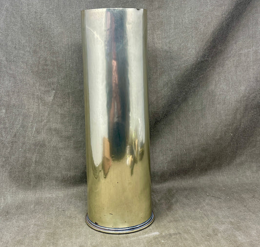 WW1 18-Pounder Brass Cartridge Case for British QF 18-Pounder Gun (1916)