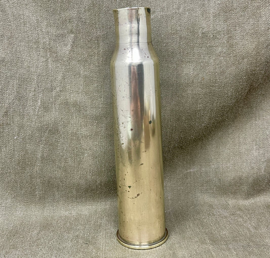 WWII French 25mm Cannon Shell – Headstamp “36 MR” | Hotchkiss Anti-Tank Round