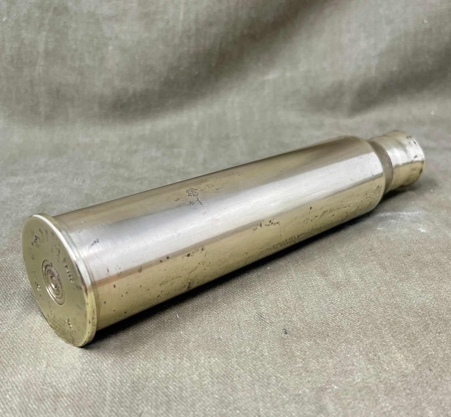 WWII French 25mm Cannon Shell – Headstamp “36 MR” | Hotchkiss Anti-Tank Round