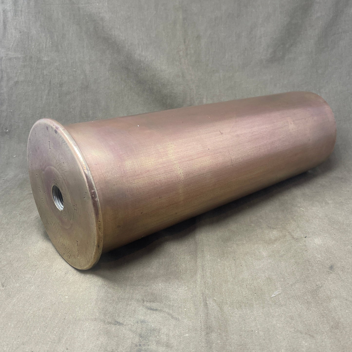 1912 Dated  Royal Navy 4.5 Mk1 Brass Cartridge Case