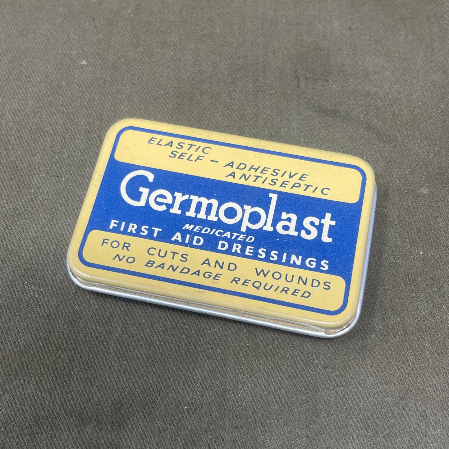 Empty Vintage Germoplast Tin