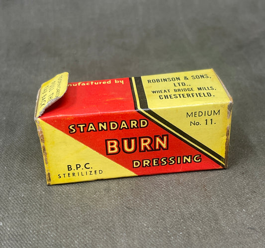 WWII Standard Burn Dressing No.11 B.P.C. – Robinson & Sons Ltd
