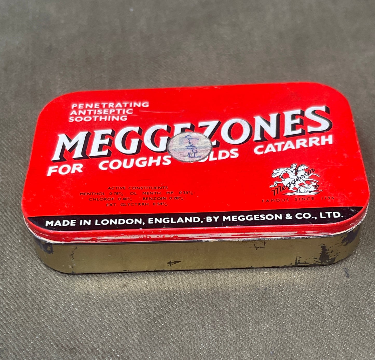 Vintage Antique Medical Tins – Elastoplast & Meggazones