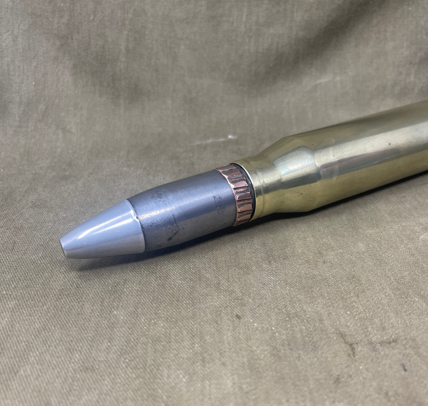 30mm Rarden AFV Brass Shell Case & Projectile – Matching RG 1978