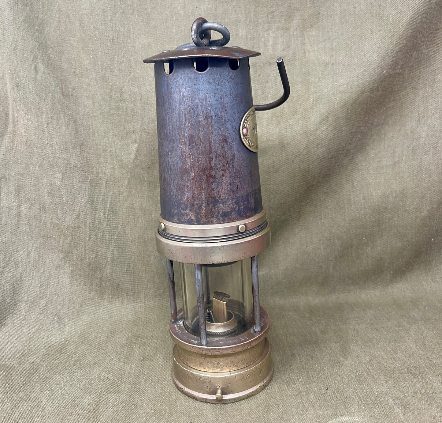 Patterson Type A1 Miner’s Safety Lamp – No. 426 (Gateshead-on-Tyne)