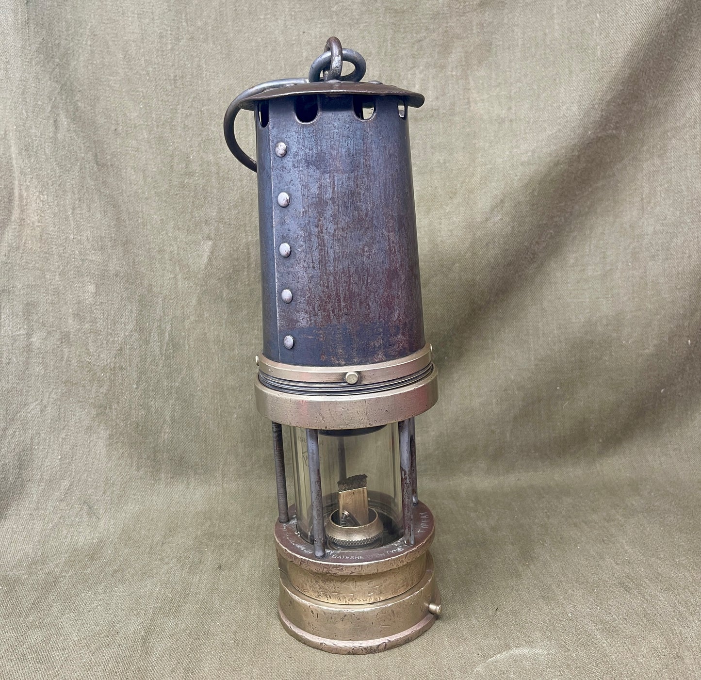 Patterson Type A1 Miner’s Safety Lamp – No. 426 (Gateshead-on-Tyne)