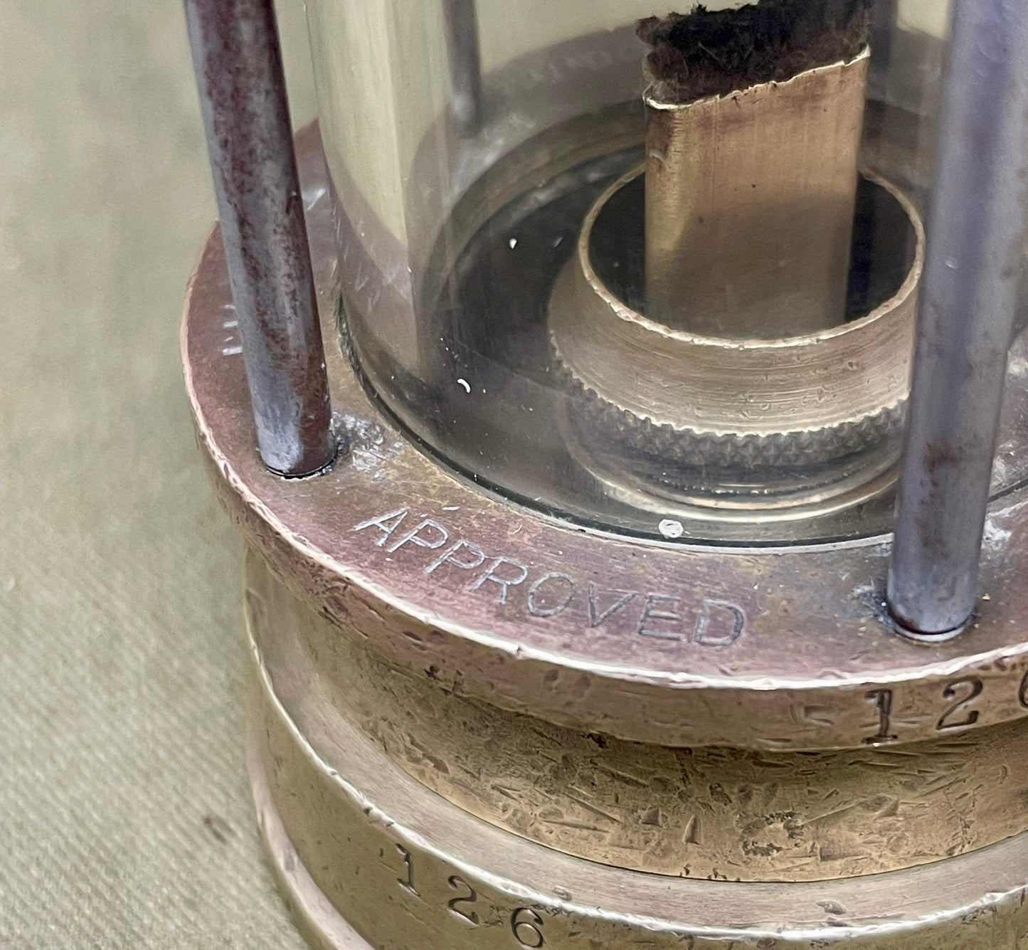 Patterson Type A1 Miner’s Safety Lamp – No. 426 (Gateshead-on-Tyne)