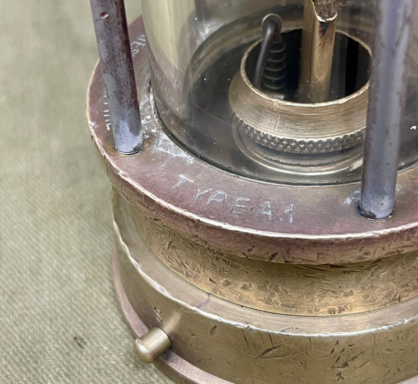 Patterson Type A1 Miner’s Safety Lamp – No. 426 (Gateshead-on-Tyne)