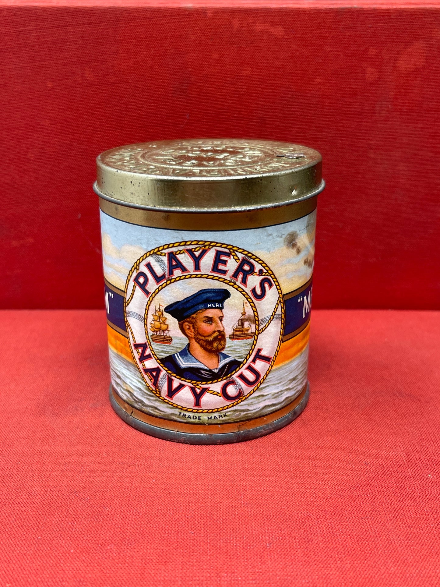 Tin of 50 Player's Navy Cut Medium cigarettes, unopened