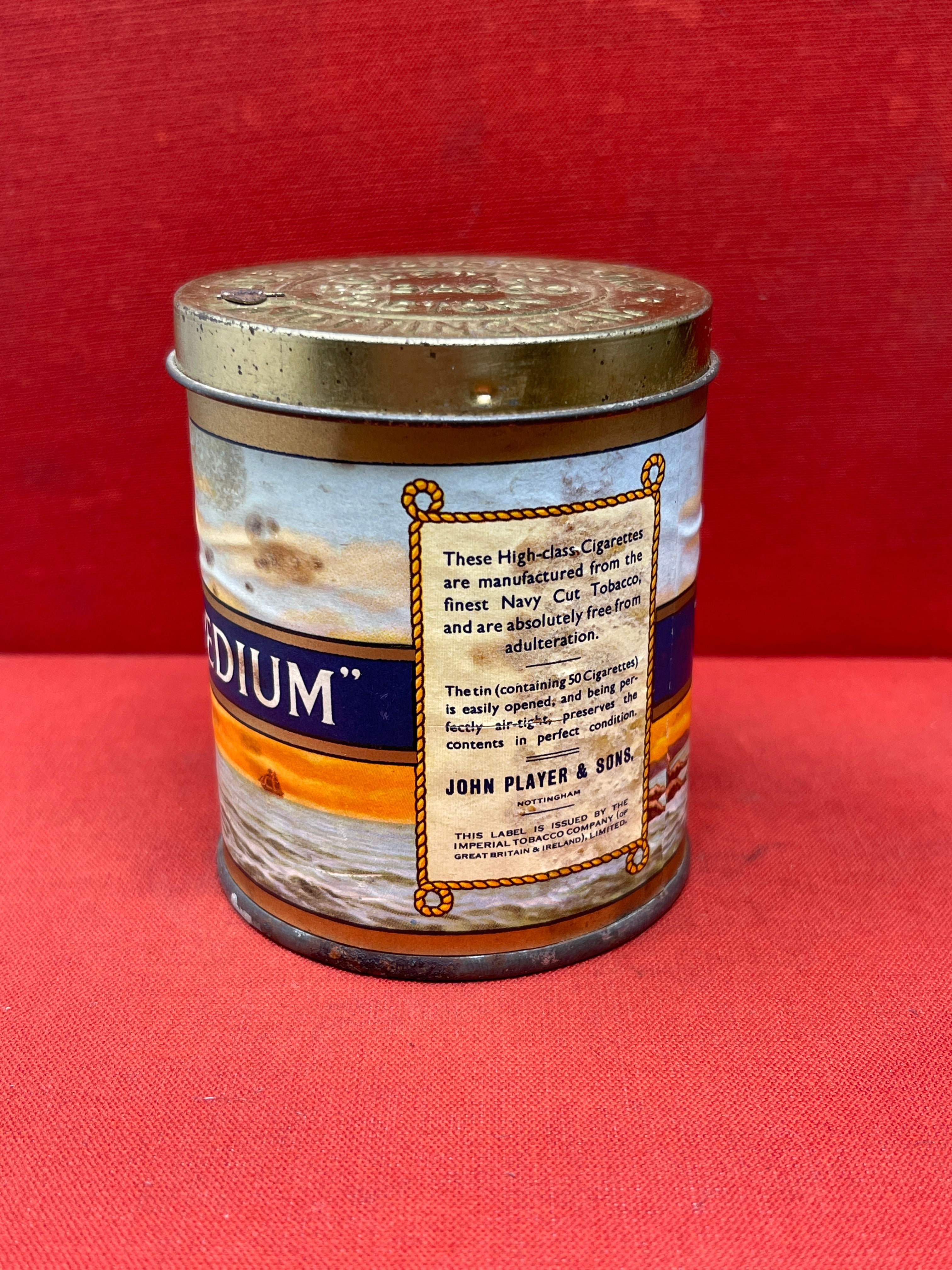 1924 Player’s buy Navy Cut Cigarette Tin