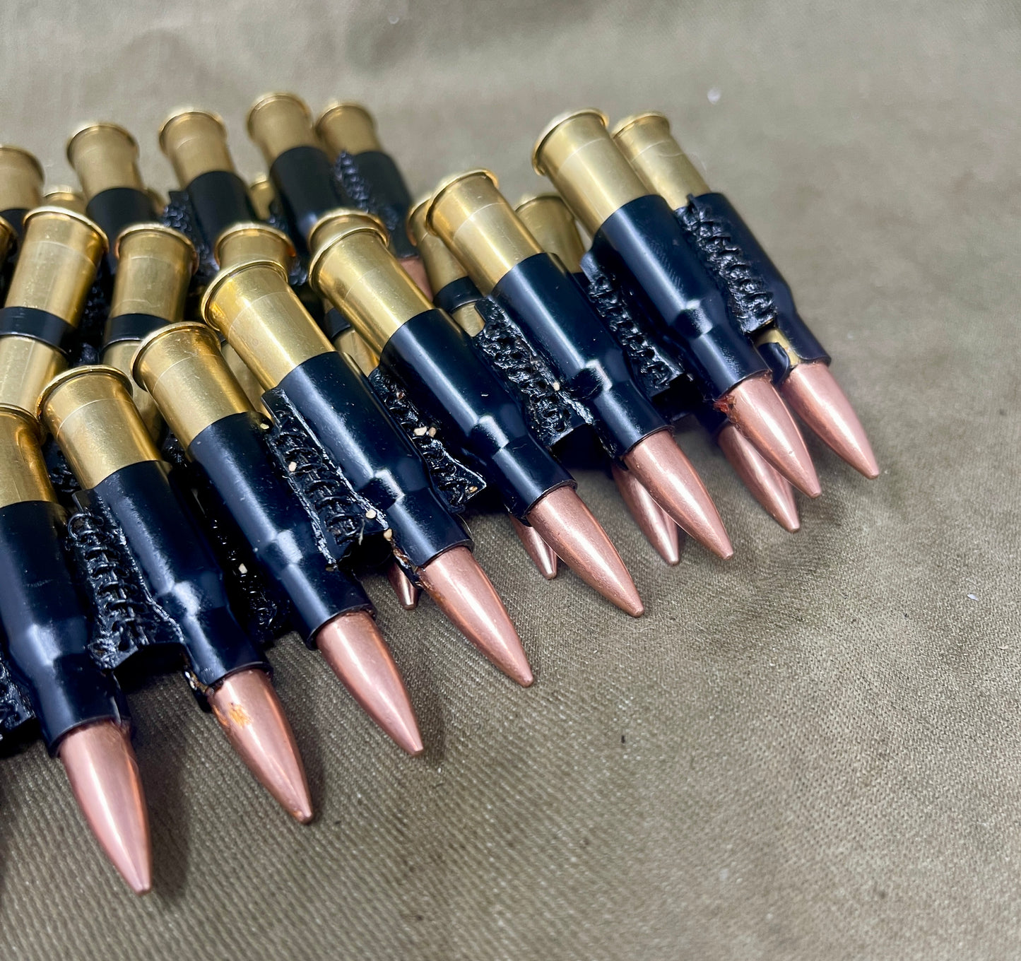 Original Russian Maxim Ammunition box . With 50 x INERT 7.62x54 Round