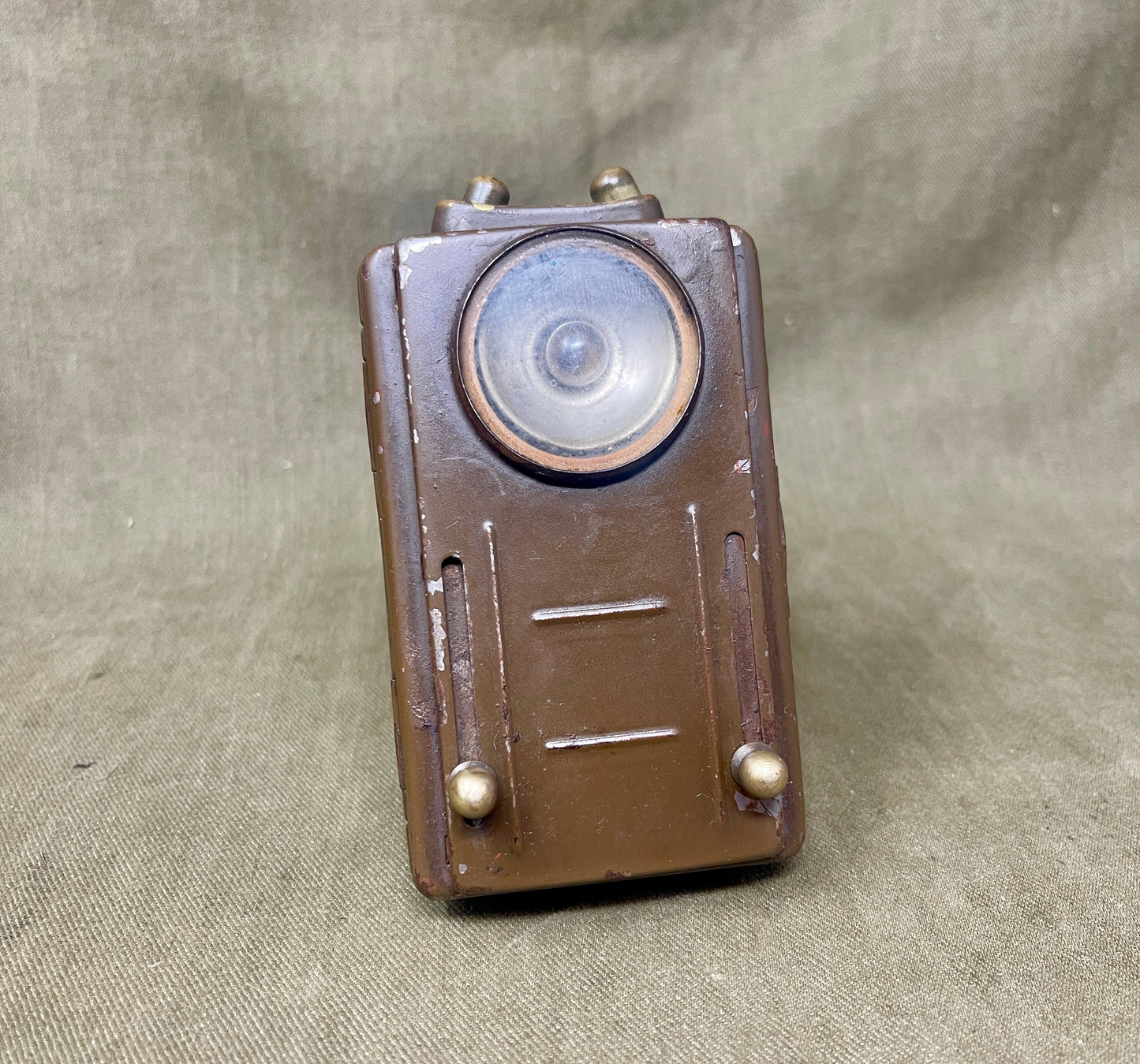 World War II British Army Lamp Electric No. 4 – D.B. Ltd Original