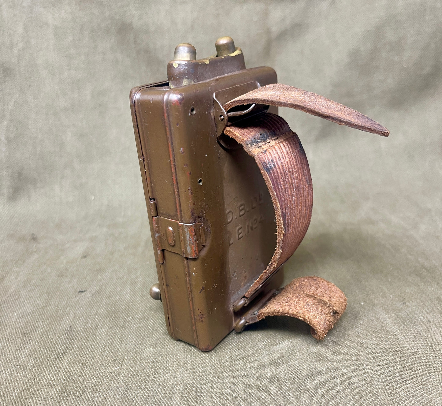 World War II British Army Lamp Electric No. 4 – D.B. Ltd Original