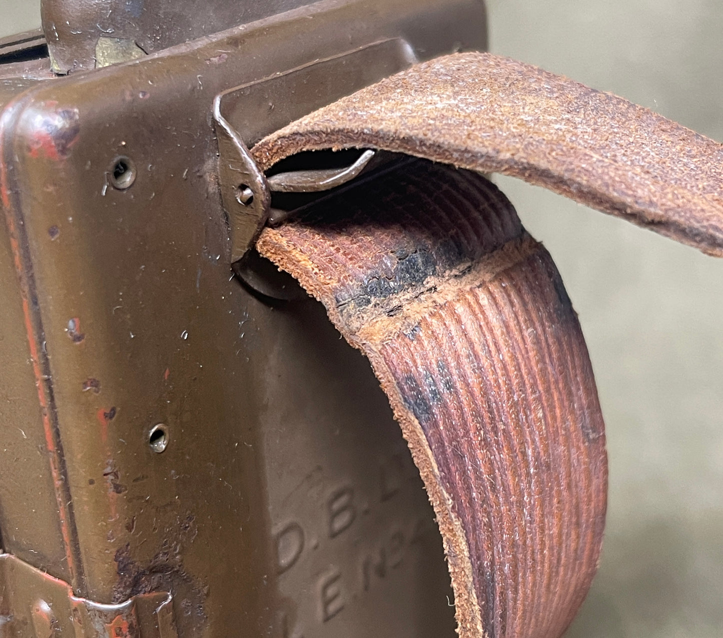 World War II British Army Lamp Electric No. 4 – D.B. Ltd Original