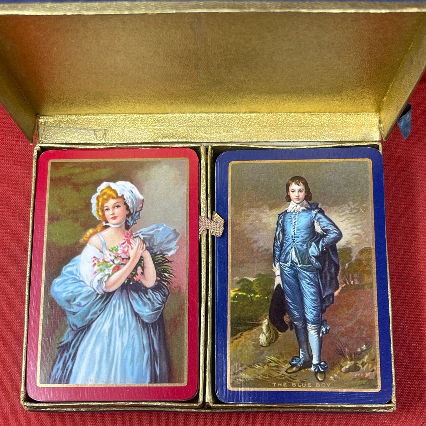 Original Vintage Thomas De La Rue & Co Ltd two Pack set of Playing Cards 