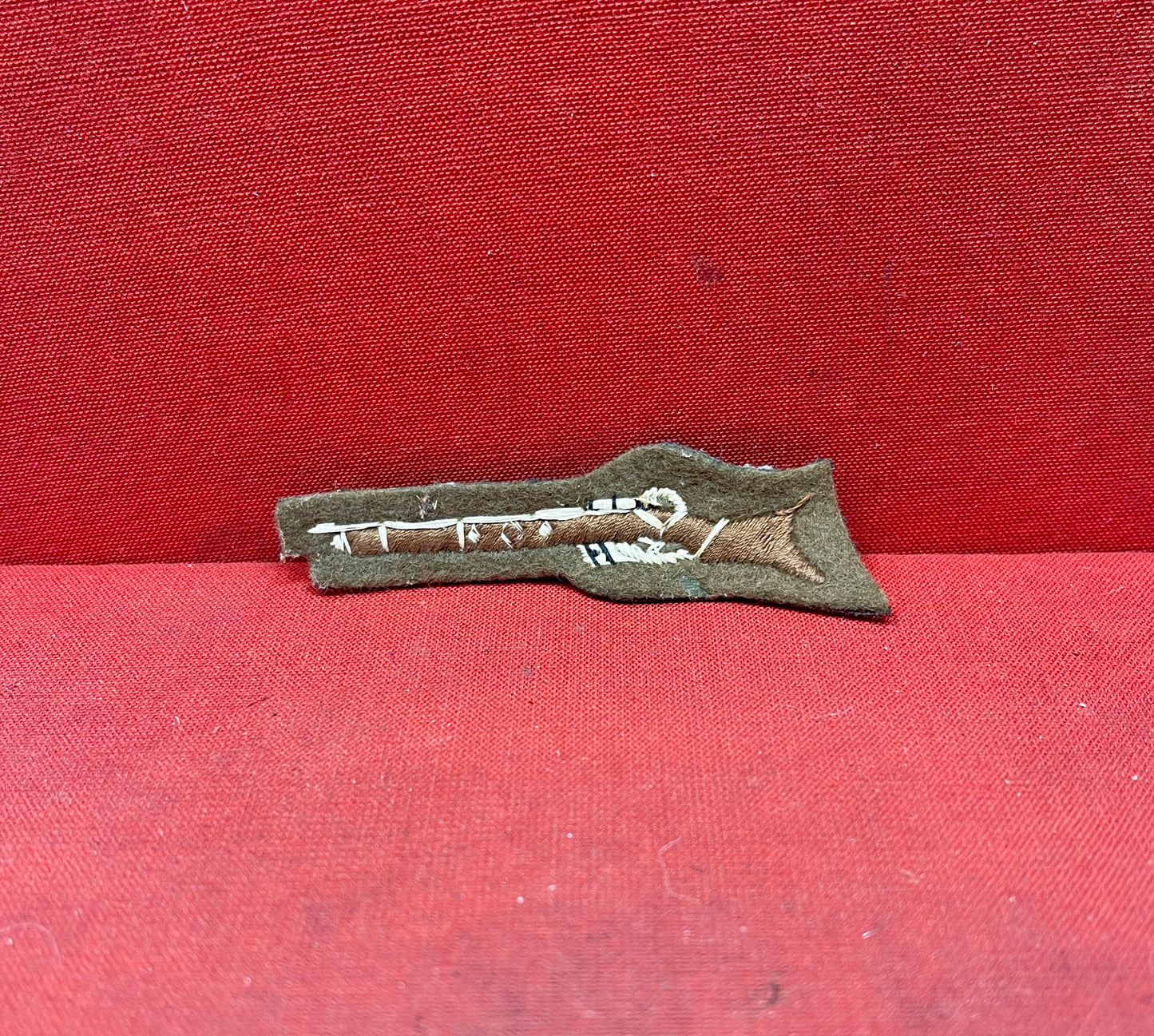 British Army WW2 Cloth Rifles Marksman Badge