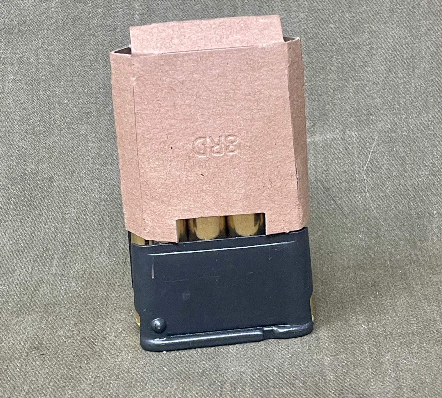 8 x Inert .30-06 Springfield Rounds in Original Style M1 Garand En-Bloc Clip