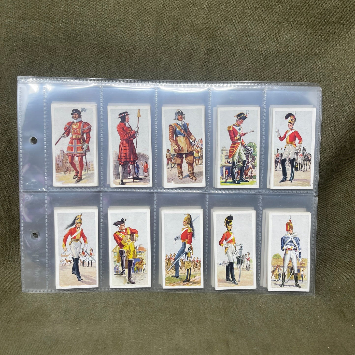 "Carreras Ltd 'History of Army Uniforms' Cigarette Cards