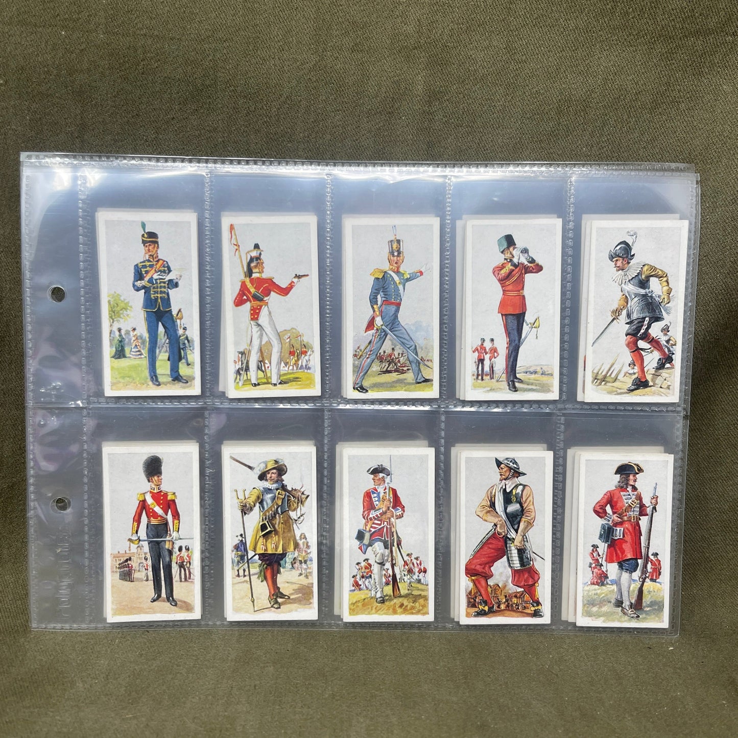 "Carreras Ltd 'History of Army Uniforms' Cigarette Cards