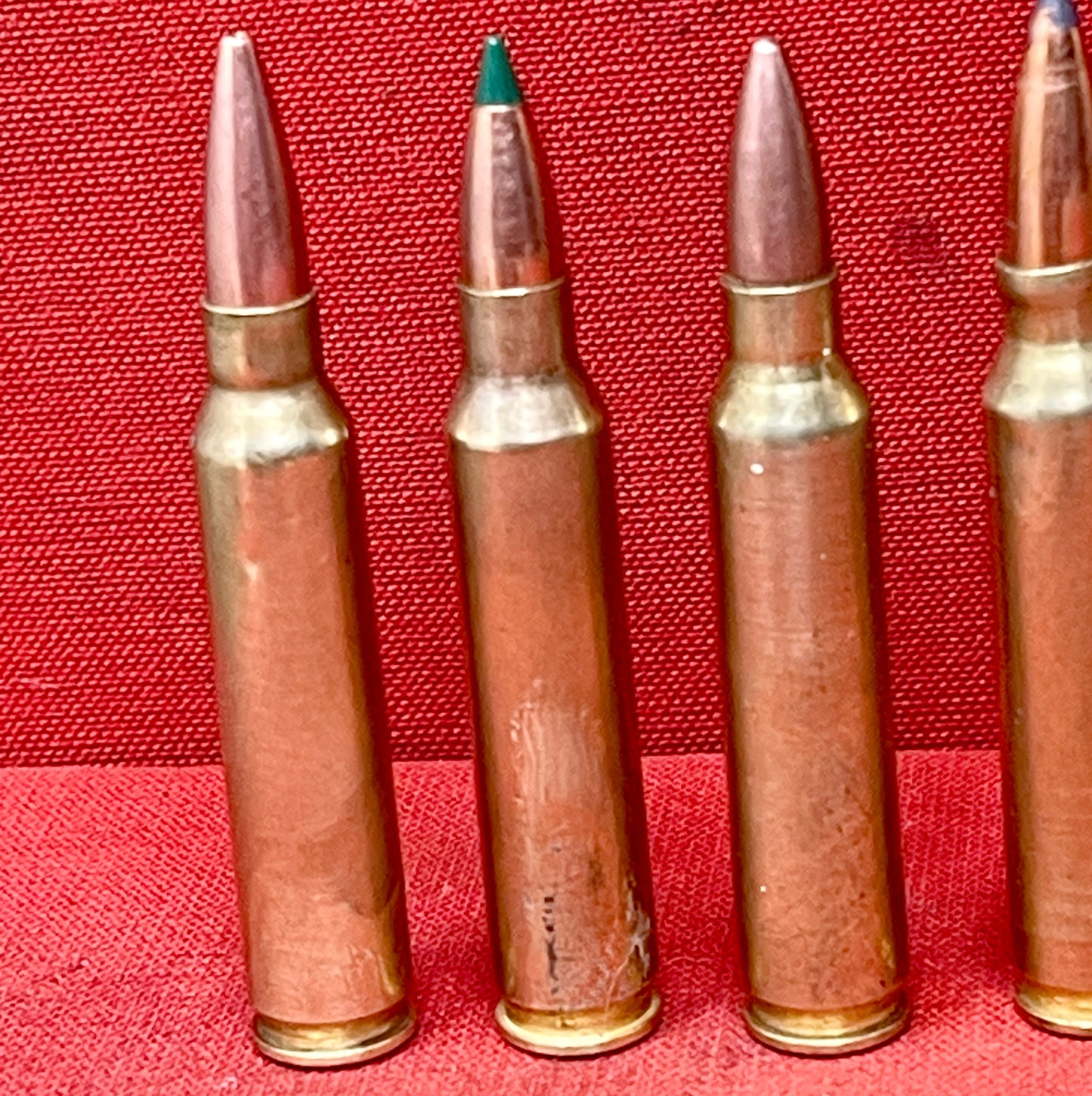 Selection of 6 × Inert .223 / 5.56 NATO Rounds – Hunting & Military Mix