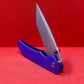 Civivi Brazen C20235A Purple G10 Handle Gray Stonewashed D2 Blade Tanto