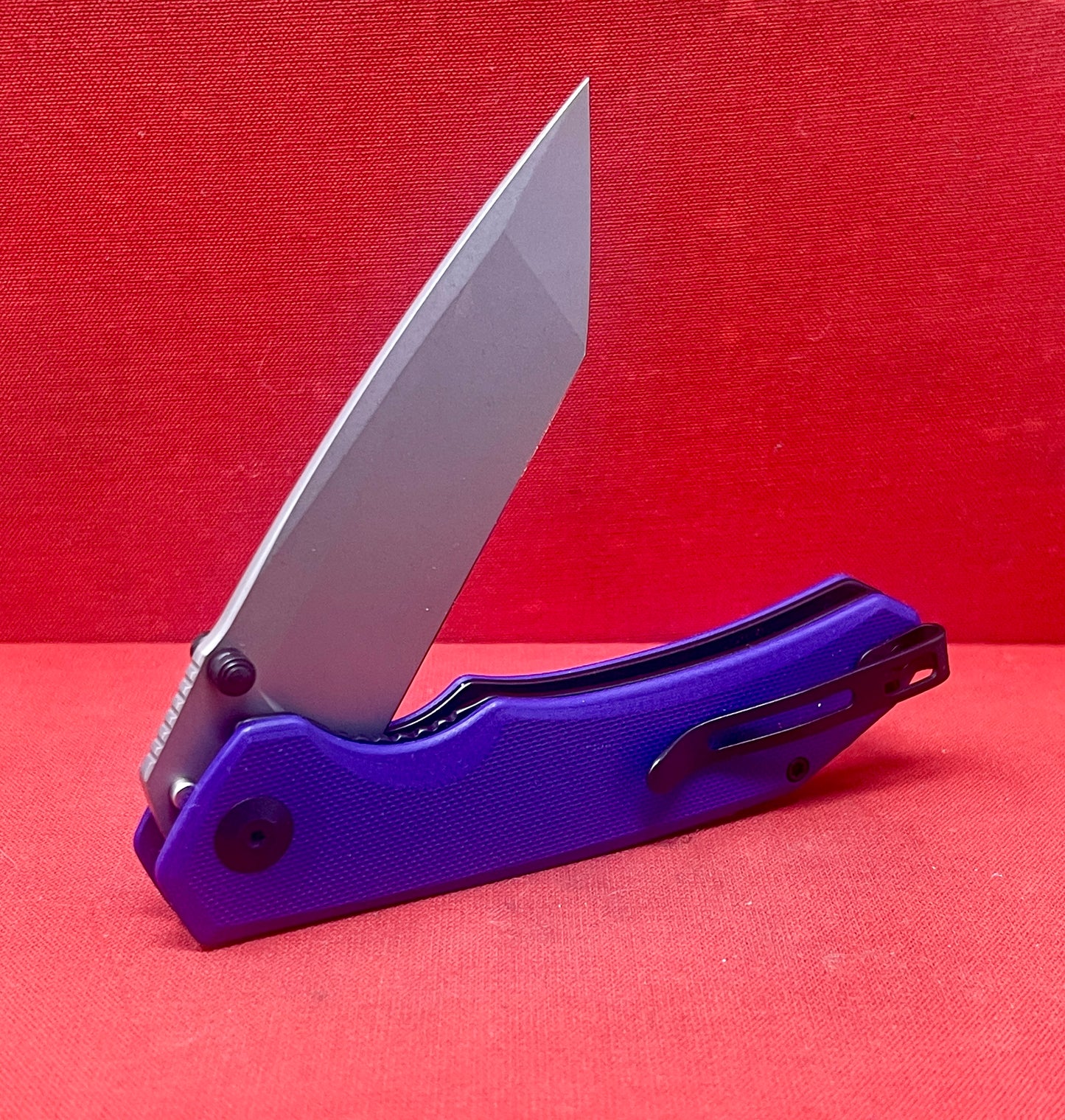 Civivi Brazen C20235A Purple G10 Handle Gray Stonewashed D2 Blade Tanto