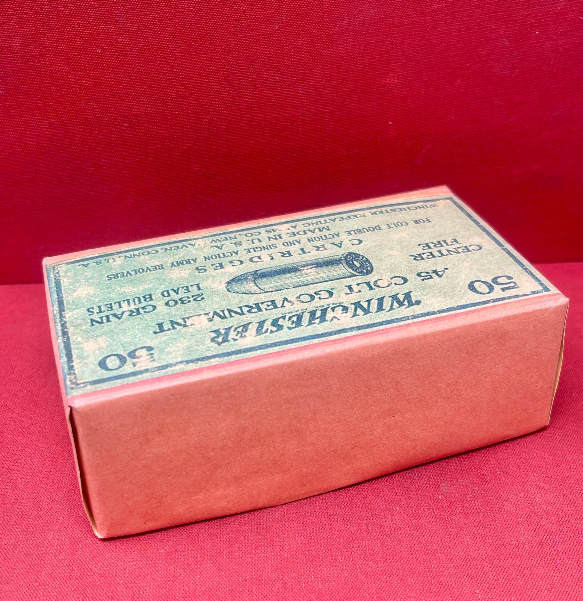 50 x INERT .45 Long Colt Round Vintage Repro Box