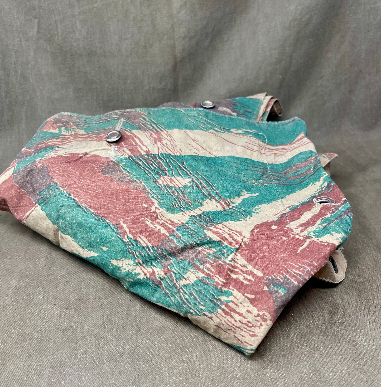 French Foreign Legion Lizard Pattern Camouflage Shelter Half (Used)