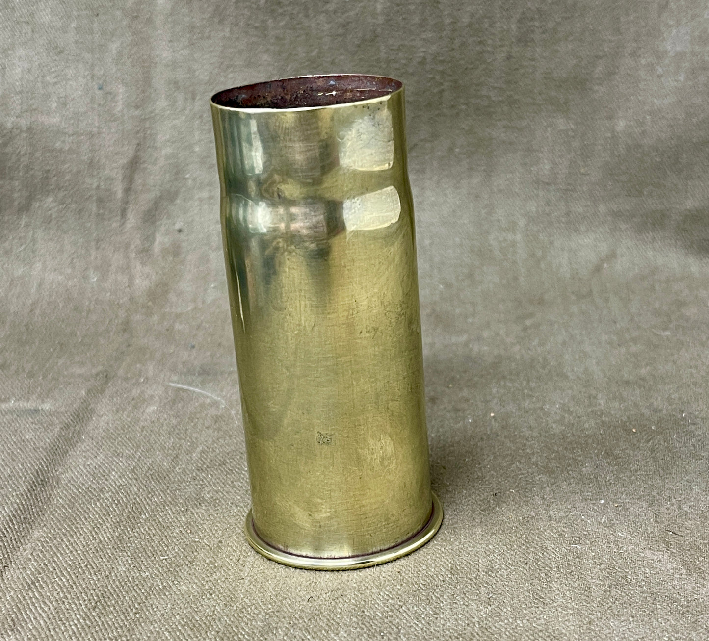 French 37mm Brass Cartridge Case  37-85 PD.Ps 239 1 /18 Pinchart Denys Paris