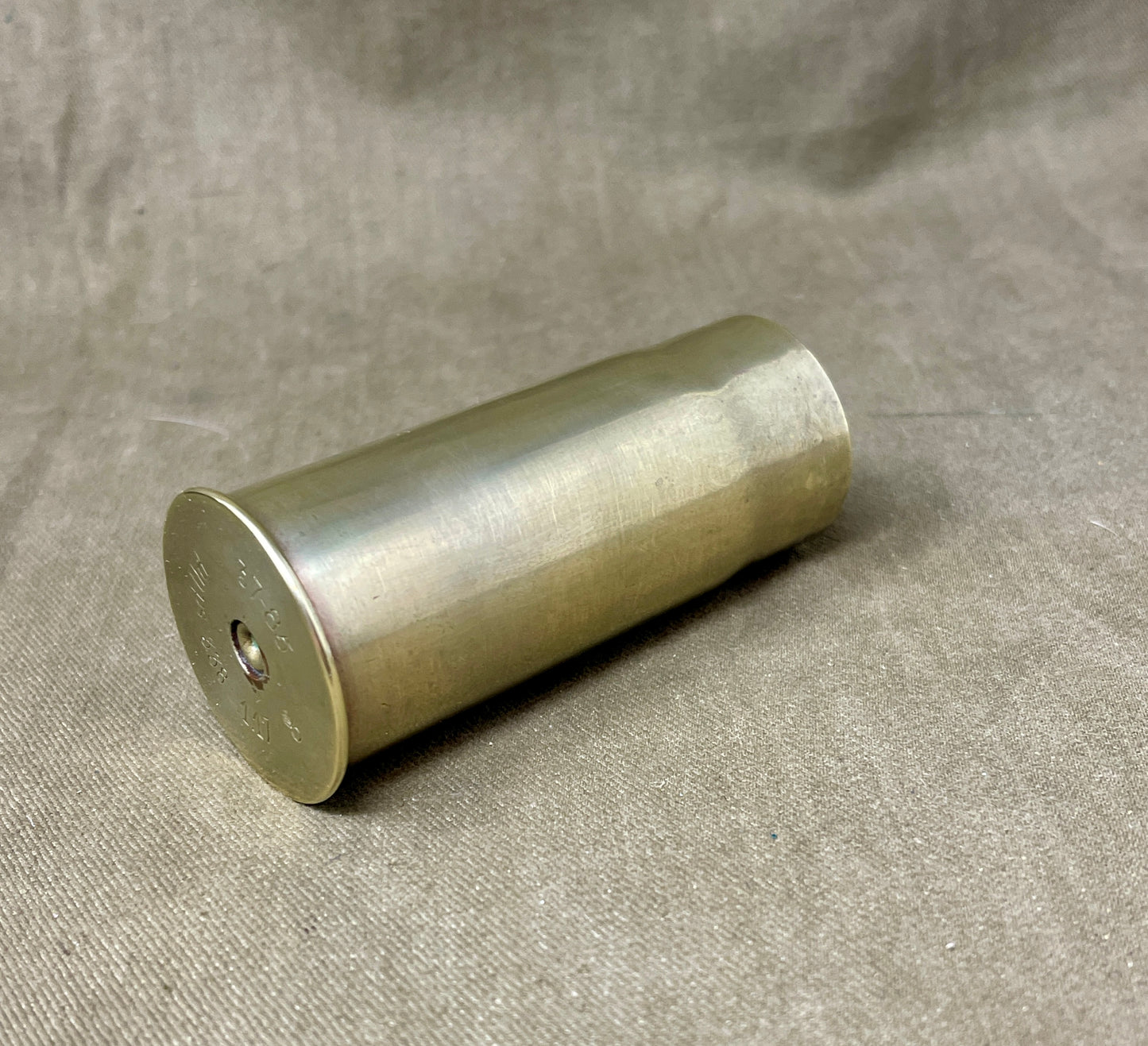 French WWI 37mm Brass Cartridge Case – 37-85 PD.Ps 338 1/17 (Pinchart Denys Paris)