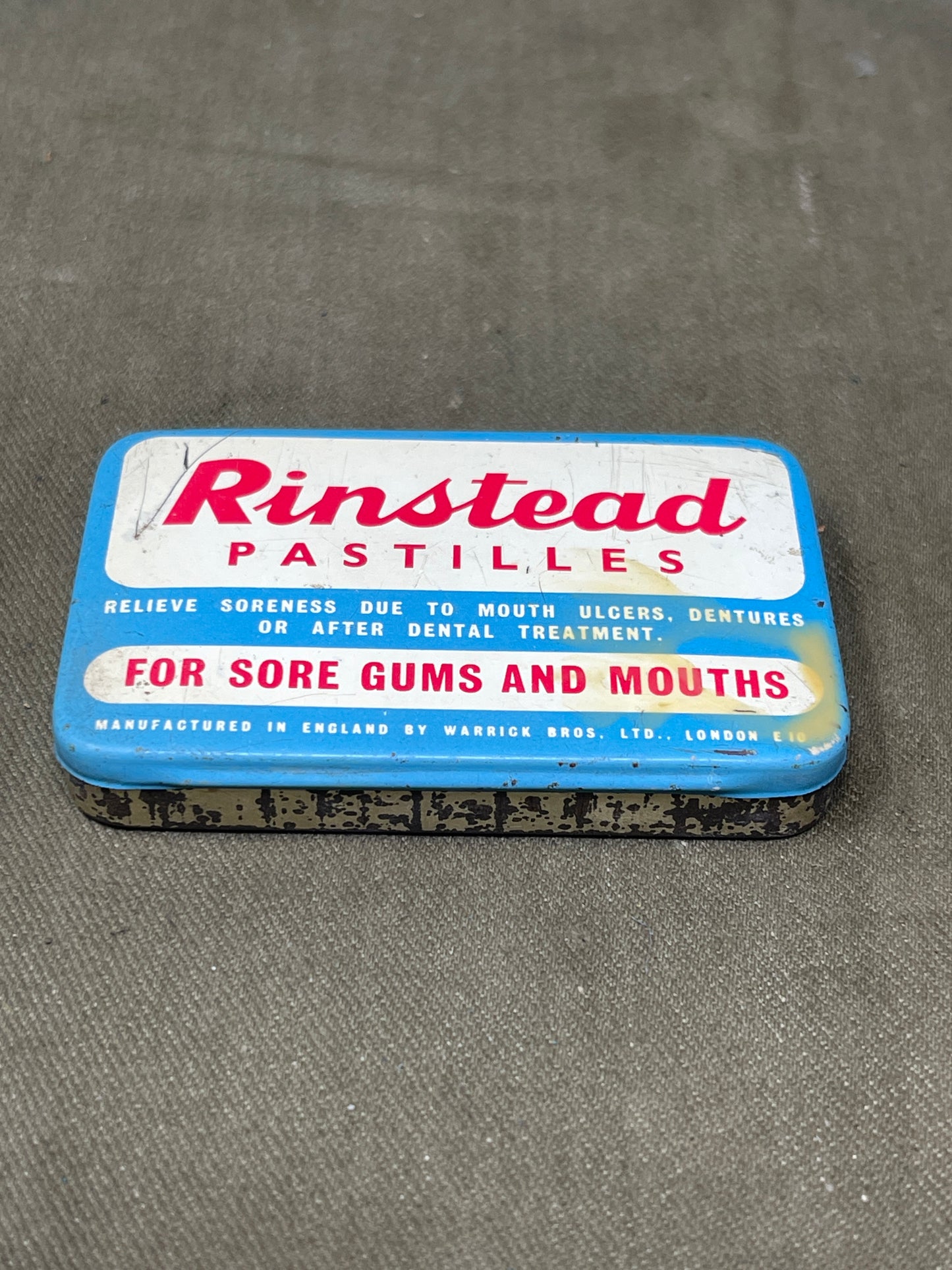 Vintage Rinsteads Pastilles Tin