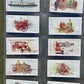 Discover the complete 1936 John Player & Sons "Fire Fighting Appliances" cigarette card set. Featuring 50 detailed cards, this collection showcases various firefighting equipment and techniques, highlighting the evolution of fire safety and the bravery of firefighters