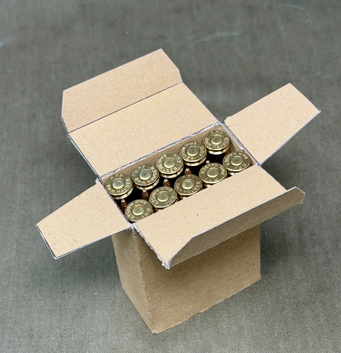 15 x Mauser 7.92x57mm INERT Ammunition 5 Round  Boxed.