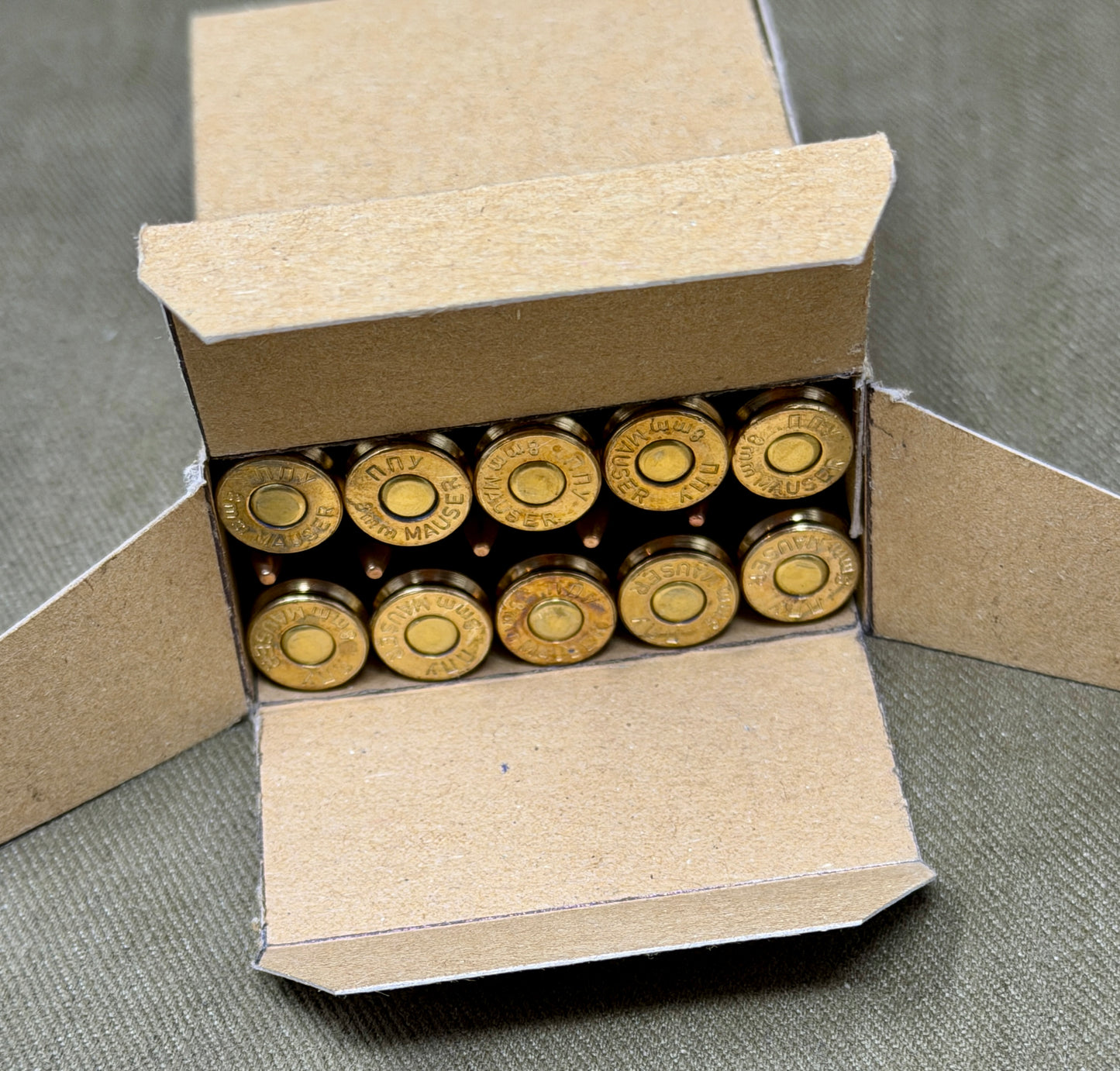 15 x Mauser 7.92x57mm INERT Ammunition 5 Round  Boxed.