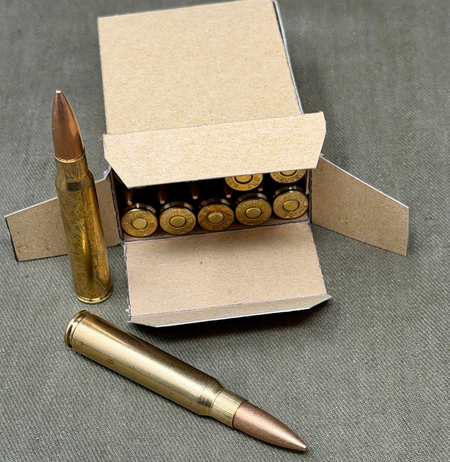 15 x Mauser 7.92x57mm INERT Ammunition 5 Round  Boxed.