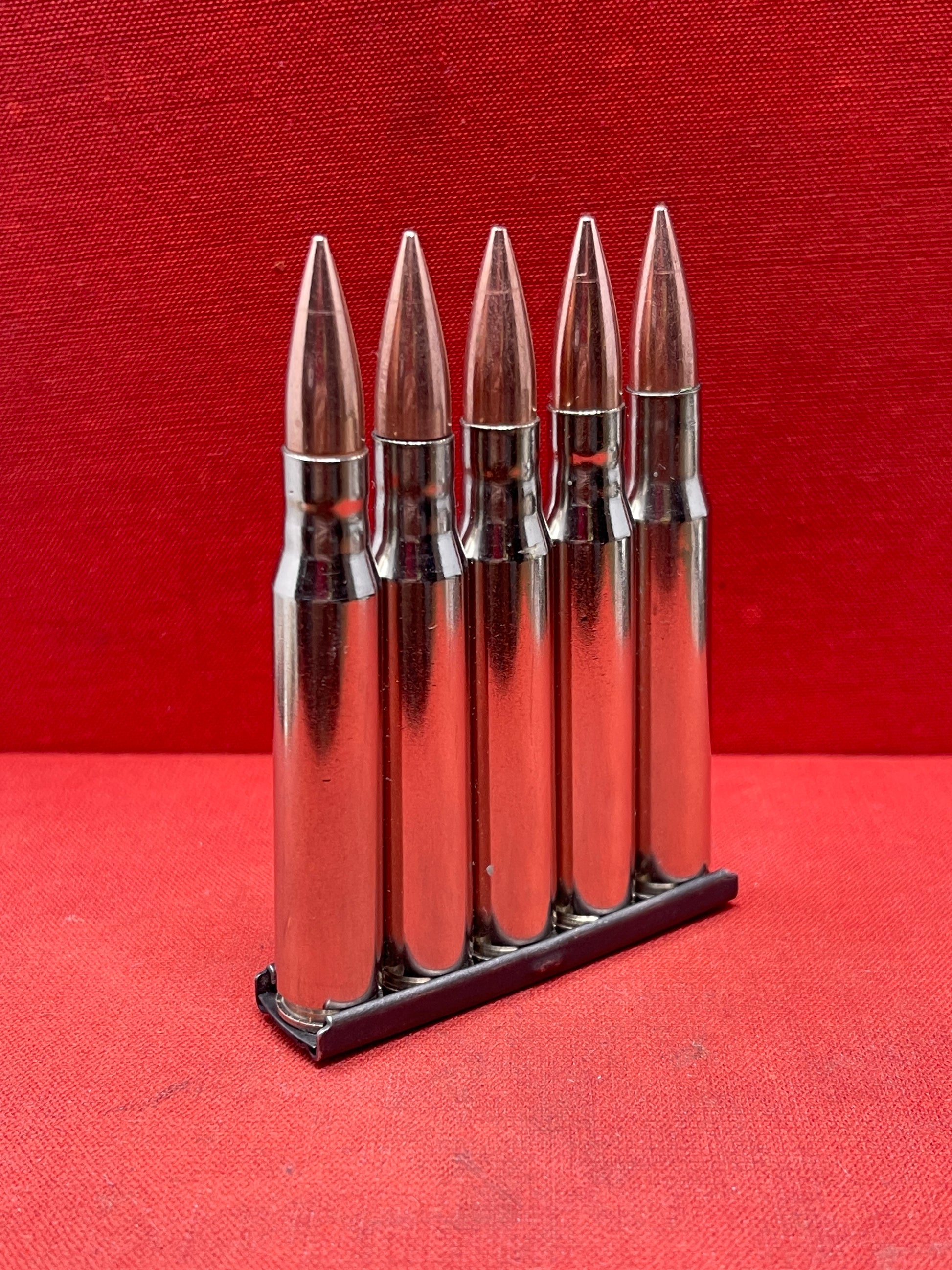 5 X Nickel .30-06 Springfield Inert Rounds