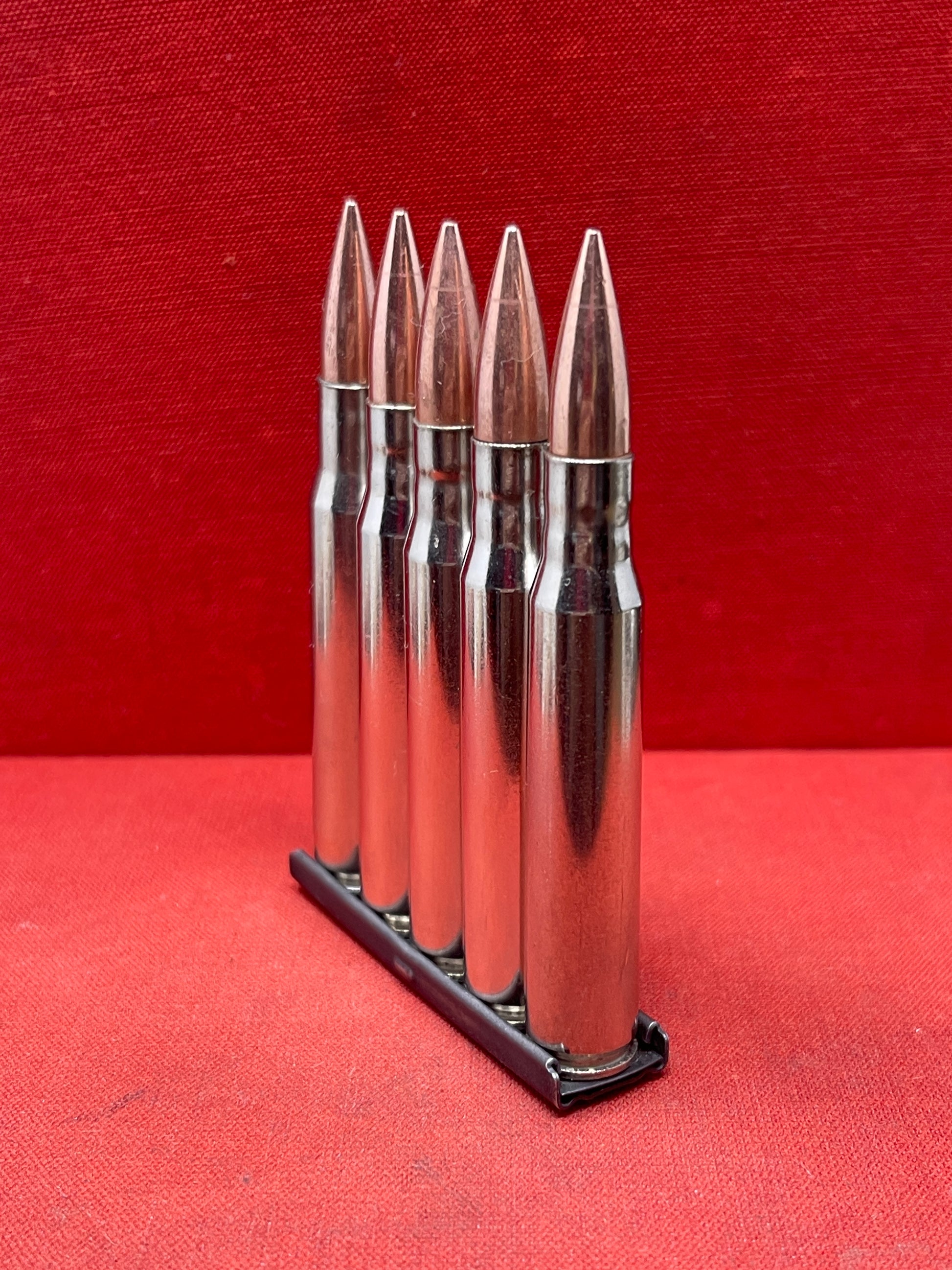 5 X Nickel .30-06 Springfield Inert Rounds