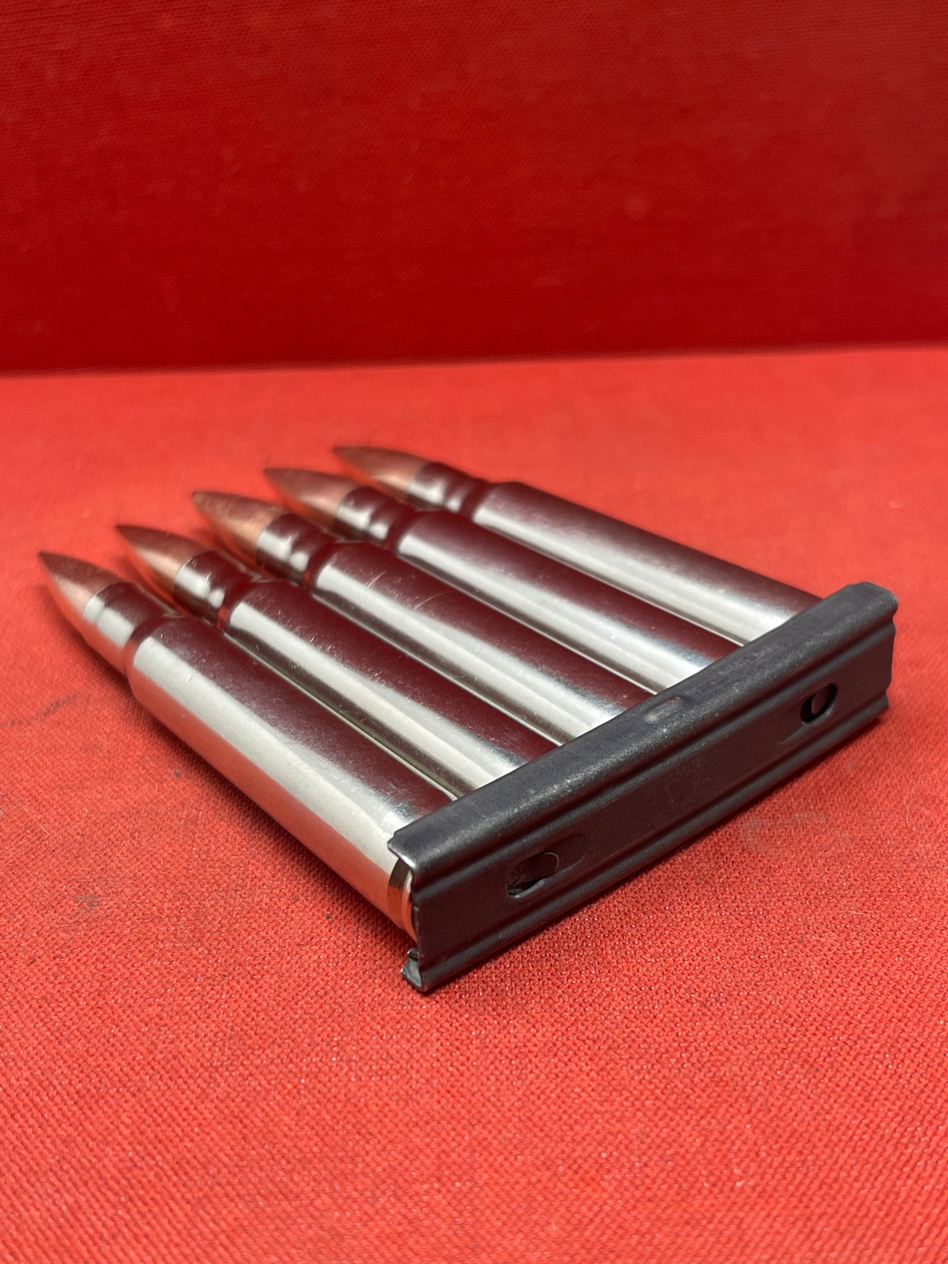 5 X Nickel .30-06 Springfield Inert Rounds