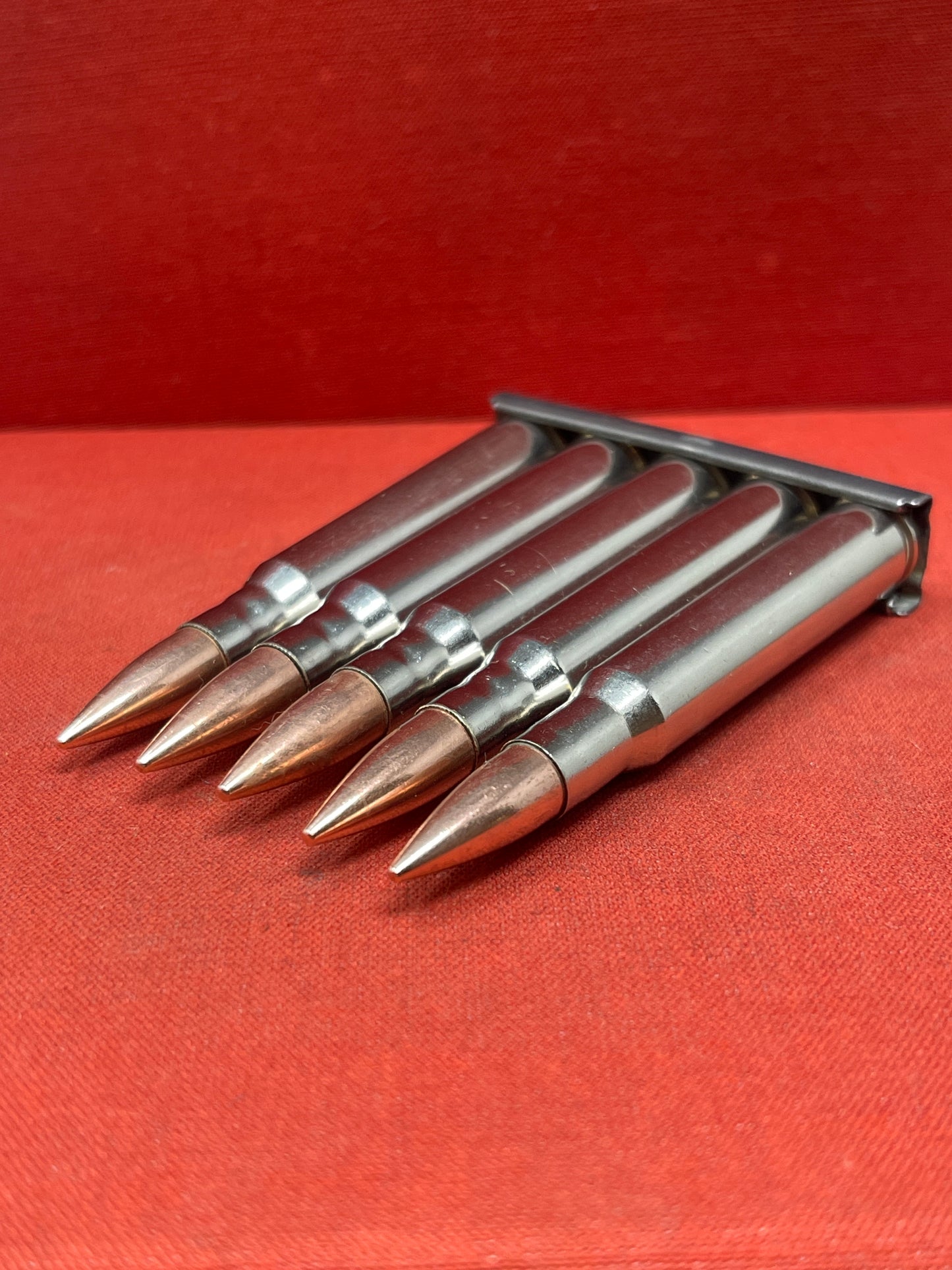 5 X Nickel .30-06 Springfield Inert Rounds