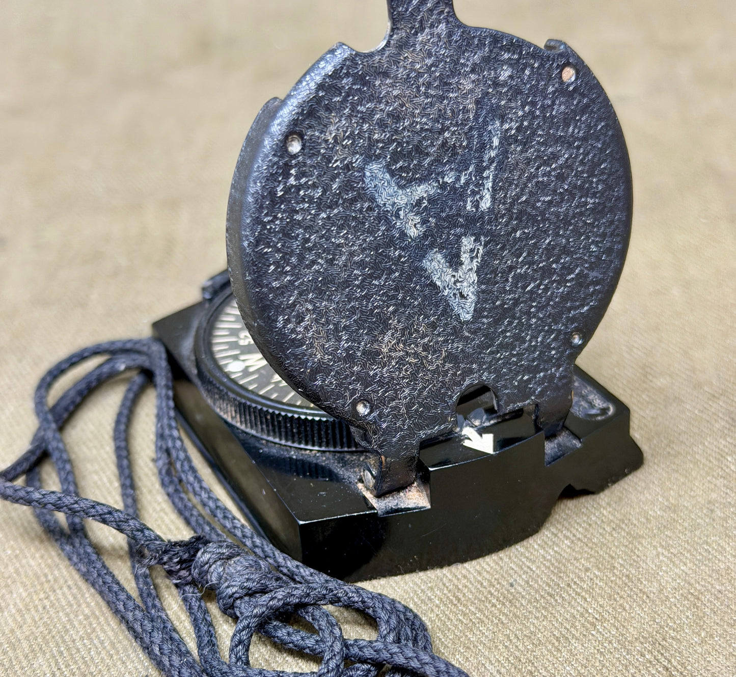 WW2 German Wehrmacht Bakelite Marching Compass – Marked Busch Rathenow