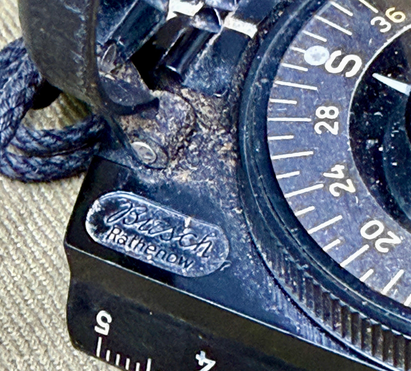 WW2 German Wehrmacht Bakelite Marching Compass – Marked Busch Rathenow