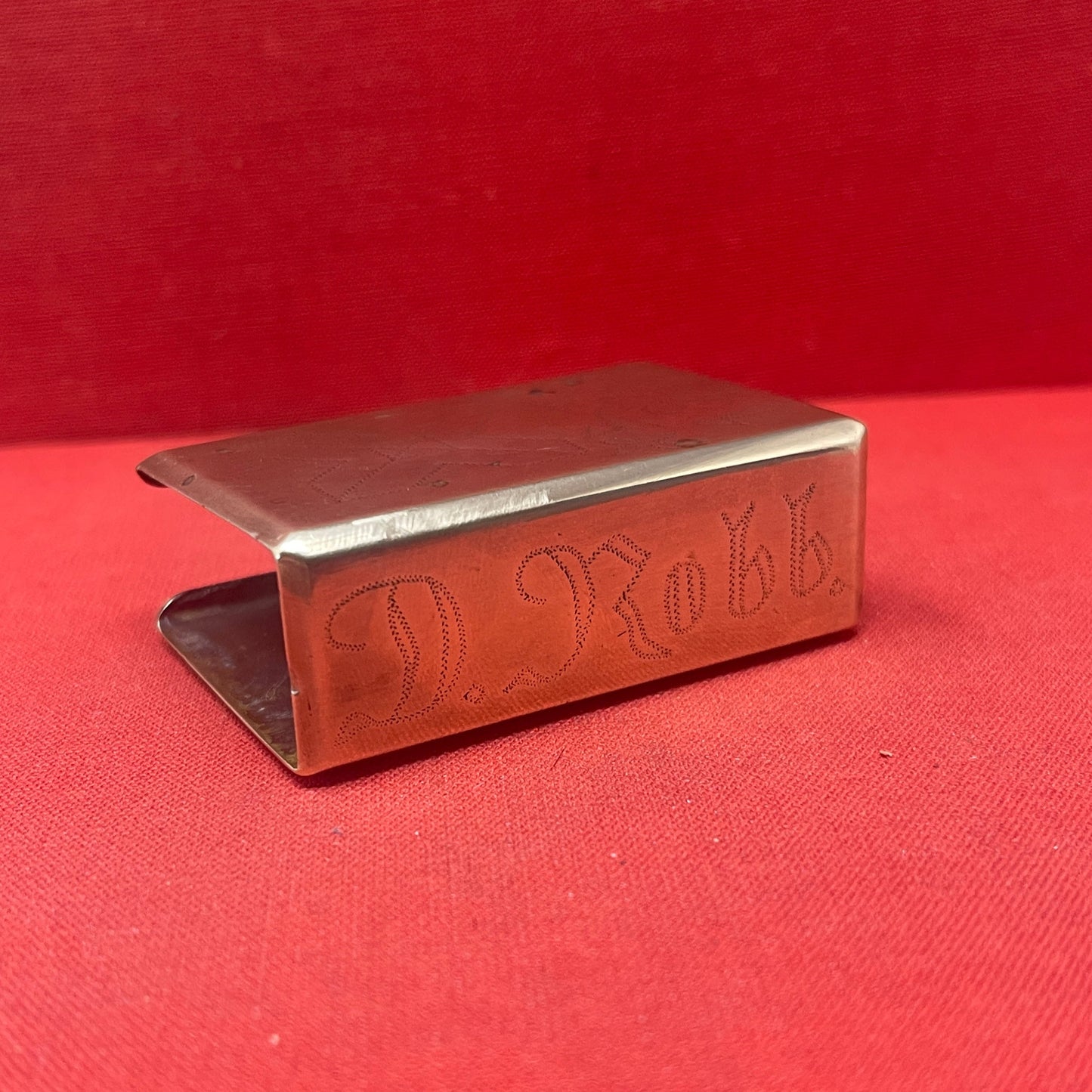  WW1  Brass Trench Art Matchbox Holder