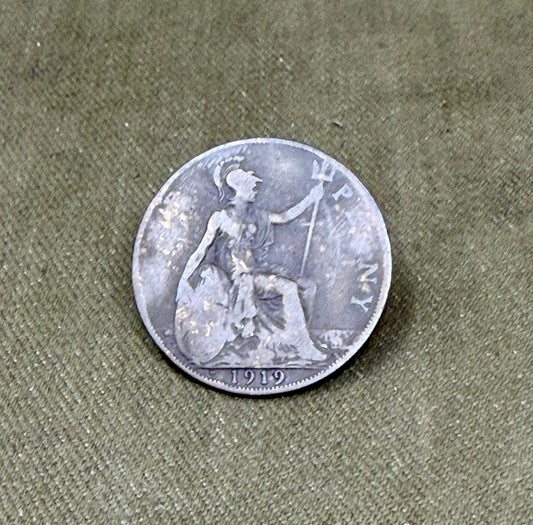 King George V One Penny dated 1919