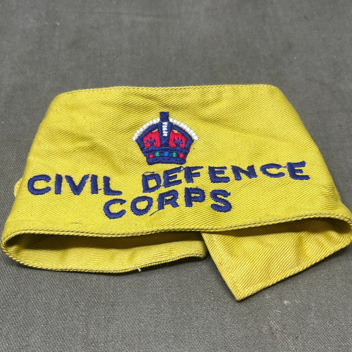 British Civil Defence Corp Arm Band 